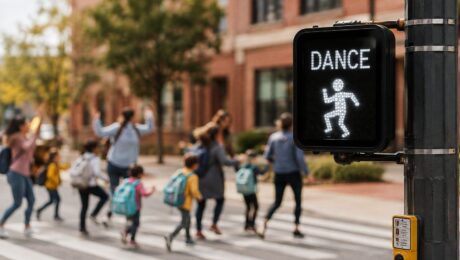 Dancing in the Crosswalk